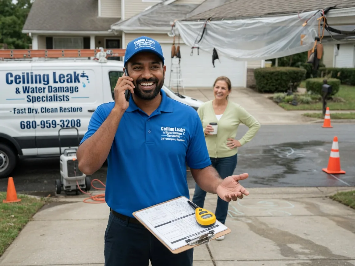 Ceiling Leak Cleanup Sherwood, ND FAQs